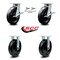 Service Caster 8 Inch Kingpinless Phenolic Wheel Caster Brakes and Swivel Locks 2 Rigid, 2PK SCC-KP30S820-PHR-SLB-BSL-2-R-2 - alternate 5